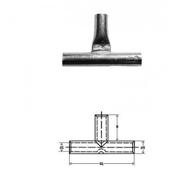 291360 - Conector T estanhado 240 mm² 1uni