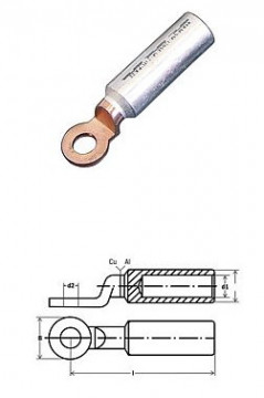 293332 - Al -Cu Crimming Terminals Solid Type 185 M16 1Un