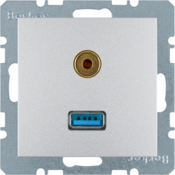 3315391404 - S.1/B.x - USB / jack 3.5mm, alumbre Té de hierbas HAGER Ean:4011334330165