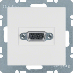 3315411909 - S.1/B.X - VGA -Platte, weißer Kumpel Hager EAN: 4011334330387