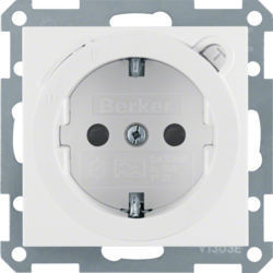 47088989 - S.1 / B.X - Différence de Schuko. 30ma, White Hager Ean: 4011334280477