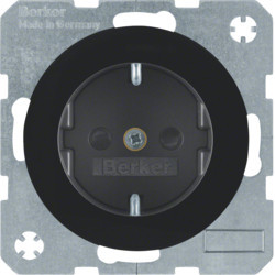 47232045 - R.1/ R.3 - SCHUKO C/ OUTTOR, BLACK HAGER EAN: 4011334366881