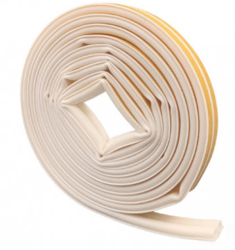 500000002 - 8433373073821Fita adhesivo de silicona 9mm 6M Blanco