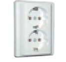 50331 CBM DOUBLE SCHOOL TAKE SCHUKO MONOBLOCO WHITE MATE 5603011629359