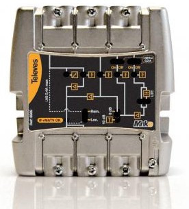 562302 -8424450165904 Televis - Amplif. Minikom 5e/1s "Easyf": FM-V-U-21..32-36..60 G 15- (22 || 32)-(26 || 36)-(24 || 34)-(24 || 34) db gegen 113-117-117-117dbµvvel