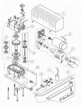 6Z26L - Complete engine 24 VCC for arc b bh