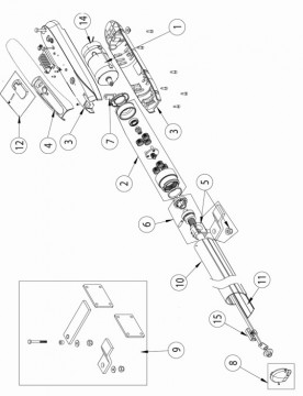 6Z32IR - Motor 24 Vcc para PWR50HR