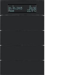 75664592 - B.IQ - BP KNX 4 TEC+THERMóst, Schwarzes Glas Huger EAN: 4011334372202