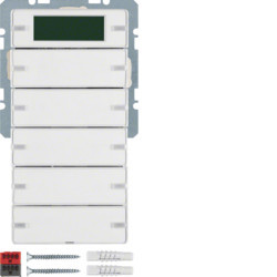 75665729 - Q.1 - BP Knx 5 llaves+término., blanco HAGER Ean:4011334315551