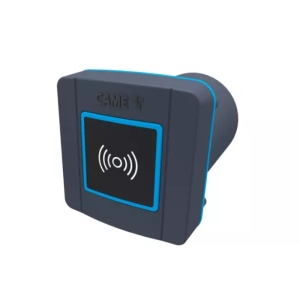 806SL-0330 - Seletor de transponder BUS de encastre para cartões MIFARE com retroiluminação azul