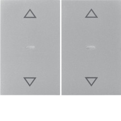 80961373 - Tampa BP KNX K.x 2T c/BCU, setas, Inox HAGER EAN:4011334482208