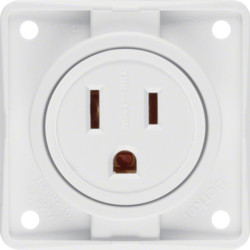 862632502 - Integro - tomada NEMA 5-15R, branco mate HAGER EAN:4011334383031