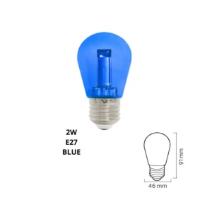 8683684223600 – LED-Farbbirne FANTASY, 2 W, Blau, E27, 220–240 V