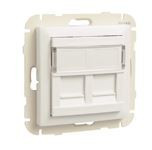 90442 SGE Borde C/MÓDULO DUPLO P/CONETORES RJ45 GELO 5603011580803