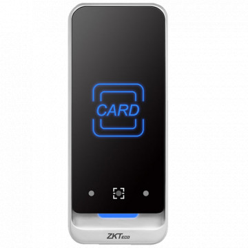 Access Reader - Access by QR and Card Code in - LED and Acoustic Indicator - WIEGAND 26/34 | RS485 - Compatible with Zkteco Controllers - Apt for Outdoor IP65