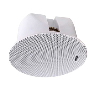 Altifalante de teto para evacuação DSPPA - Linha 100V - 6W | 6,5" Cone duplo com cobertura - 91dB | 99dB SPL máx. | 90Hz-18kHz - Evacuação por voz | Certificado EN54 - Para espaços públicos e indústria