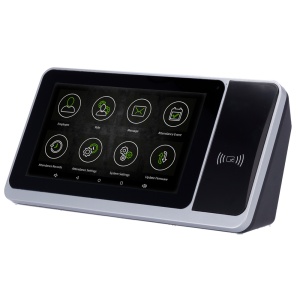 Android Point Clock avec chambre - carte dans / mf / drail et broche - 10 000 carte | 200 000 enregistrements - Écran tactile TFT 7 ", TCP / IP, WiFi, USB, MicroSD - Soft. Assiduité: Zkbiotime 8 et Gotime Cloud - Soft. BioTime Web Incorporated jusqu'à 50 utilisateurs