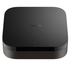 Aqara Hub M3 - Controlador Matter e Bridge para Aqara - Roteador de borda de fio / Emissor de infravermelhos 360° - Wi-Fi Dual / Zigbee / Thread / PoE / Bluetooth - Suporta USB-C (5V/2A) ou PoE (IEEE 802.3af) - Compatível com Apple HomeKit / Alexa e Googl