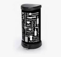 Balde de cocina IML Letras con acortar de pedal 40L