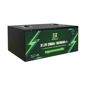Bateria Idealakku IB-Series LiFePO4 48 V 200 Ah com Smart-BMS, Bluetooth e aquecimento.