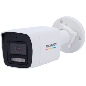 Bullet Camera IP Hikvision GAMA Valeur - Résolution 4 MPX (2560x1440) - Objectif 2,8 mm | Plage lumineuse hybride 30 m - Détection de mouvement 2.0 - Microphone et haut-parleur intégré - Poe | MicroSD | IP67 | Sirene et dis,