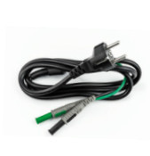 C2075 - HA002075 Enchufar Shuko de 2 cables (negro/azul)