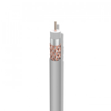 Cable Coaxial TR-165 LSFH Resistente UV ITED DCA Clase A 11RtC Ø 1,63/7,2/10,1mm Gris