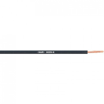 CABLE H07V-K [FV] 2,5 PRETO (FLEXÍVEL)