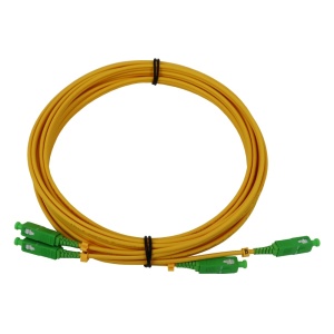 Cabo Duplex F.O.Monomodo Pré-conectorizado para Interior LSFH Dca "SC/APC" 10m