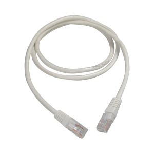 Cabo UTP Safire - Ethernet - Conectores RJ45 - Categoria 5E - 1 m - Cor branco