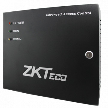 Caja a controlador - Compatible con os controladores da serie INBIO - Manosear de apertura - Cerrado con Llave - Alimento | Espacio a batería - Indicadores LED de estado