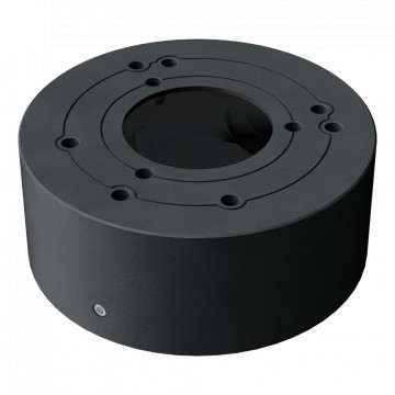 Caja de derivación Cártido Elegante - A cámaras cúpula - Adaptar a usar exterior IP65 - Instalación em techo ou muro - Diámetro da base 96 mm - Paleta de cables