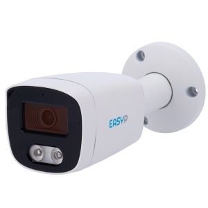 Cámara Bala IP AI EASY-P - 8MP | Lente 2.8 mm - IR 40 m | Luz blanches 30 m | Micrófono - Compatibilidad total estafa Uniview y Caminata - Presentar Umd y Movimiento Detectar 2.0 - IP67 | Papa | P2P | Metal