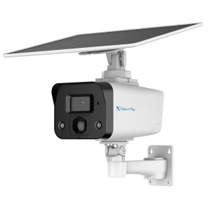 Câmara Bullet 4G AOV (Vídeo 24/7)) - 1/3" Progressive Scan CMOS - 4MP | Lente 3.6 mm | DWDR | P2P - Inclui painel fotovoltaico para uso autónomo - Inclui bateria de lítio recarregável - Impermeável IP67