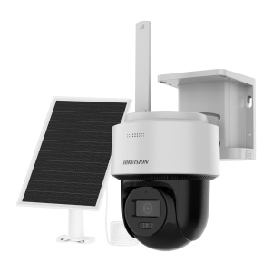 Câmara IP PTZ 4G com painel solar VALUE - Resolução 4 Mpx (2560x1440) - Lente fixa 2.8 mm | Luz híbrida 30 m - Inclui painel fotovoltaico para utilização autónoma 8 W - Baterias de lítio 9000 mAh | Modo AOV - MicroSD IP66 | Deteção de movimento 2.0