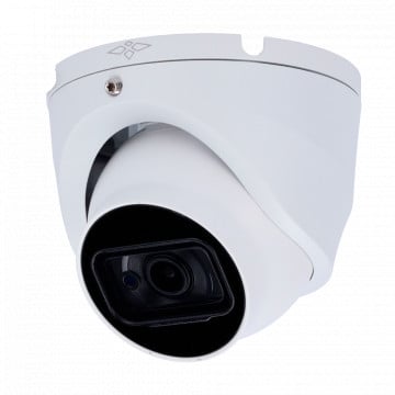 Câmara Turret HDTVI, HDCVI, AHD e analógica -Security - Resolução 8 Megapixel (3840x2160) - Lente 2.8 mm - WDR (120dB) - LEDs IR alcance 30 m - À prova de água IP67 | Microfone embutido