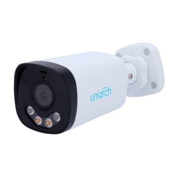 Camera IP 3 Megapixel - Uniarch Gama - 1/2.7 "Progressive Scan CMOS - 4.0 mm lens | Incorporated microphone - LED range IR 50 m | White light 15 m - intrusion (human body detection)