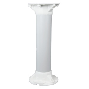 Ceiling support - height 25 cm - suitable for inner and outdoor use - white color - made of plastic