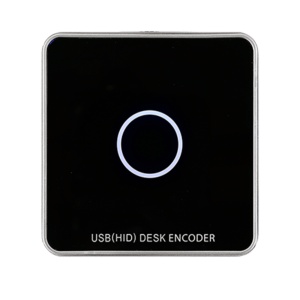 Codificador de cartões USB - Cartões MF 13.56 MHz - Comunicação USB - Leitura e escritura de cartões - Plug &amp; Play - Para o módulo de hotel online da ZKBioCV
