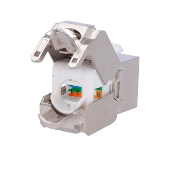 Connecteur de câble FTP - Connecteur de sortie RJ45 - Catégorie compatible FTP 6. - Installation facile sans outils