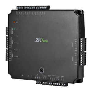 Controlador de Acesso PoE - Acesso por cartão ou palavra-passe - TCP/IP | Conexão com controladora escravo - 4 leitores por Wiegand | 4 leitores por OSDP - Saída de relé para 2 portas - Software serie ATLAS incorporado e app telemóvel