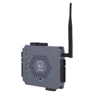 Controladora de acceso Multi-identificación - Huella, tarjeta, QR dinámico o PIN - Comunicación TCP/IP y WiFi - 2 lectores por Wiegand | 2 lectores por OSDP - Salida de relé para 1 puerta | PoE - Software ATLAS Embebido y Cloud | APP móvil