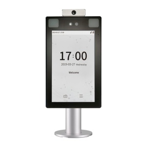 Controlo de acesso e de presença para torniquetes - Facial, palma da mão, PIN e temperatura - 30.000 caras | 1.000.000 registos - 8" toque IPS | TCP/IP, RS485 e Wiegand - Soft. Assiduidade: ZKBioTime 8 e GoTime Cloud - Soft. Acessos: ZKBioCV | ZAM170