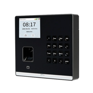 Controlo de presença e acesso simples - Impressão digital, cartão EM e PIN - 3.000 impressões | 150.000 registos - 2.8" TFT | TCP/IP, USB e relé - Presença de software: GoTime Cloud