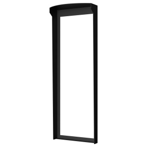 Couverture de la fête vidéo - Spécifique pour Akuvox AK -S532. - Mesures: 312 (al) x 110 (lg) x 53 (fd) mm - en acier galvanisé - Visor de pluie - Montage