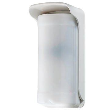 Detetor de poupança de energia para exterior Duevi - Pronto para integrar transmissor de terceiros - PIR duplo em cada lado e PIR duplo frontal - Cobertura total 180º / Antimasking - Fonte de alimentação com 2 baterias CR123A - Uso exterior IP54 / Antivan