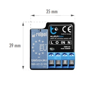 Device Controller 230V AC 16A IP20 - 1 Channel