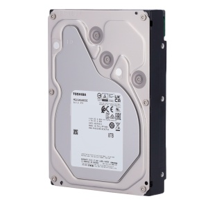 Disco rígido Toshiba S300 AI MG10ADA800E-V - Capacidade 8 TB - Interface SATA 6 GB/s - Concebido para sistemas NVR com IA - Solto ou instalado em DVR - Suporta até 32 transmissões de IA