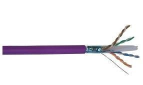 DK6000 F / UTP Cat Data Cable 6 DCA CU 23AWG LSFH Ø 7,2 mm Violet
