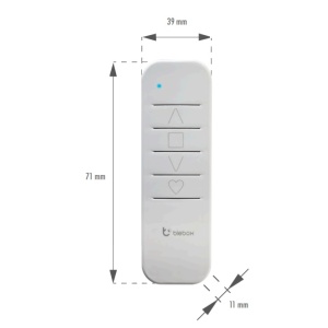 Dominio de 4 llaves programable - 2.4 GHz